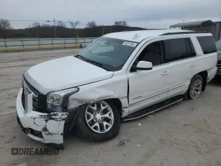 2019 GMC Yukon SLE with VIN 1GKS2AKC0KR275077, listed as a Copart auction lot 84231604 with 93,907 mi miles and Salvage Title. Bid and sale history available at carsss.com. Image 1.