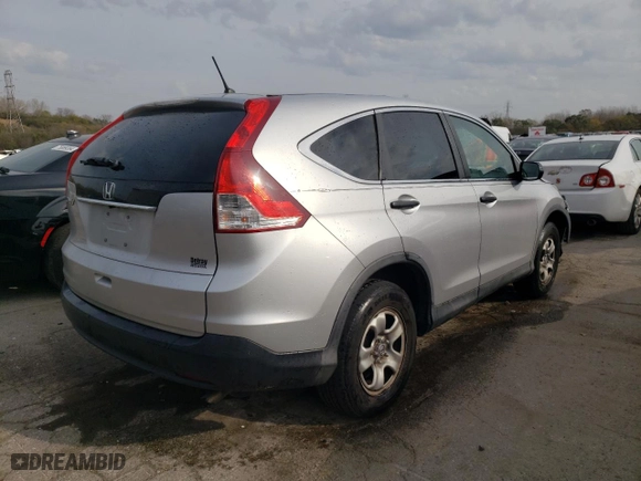 2013 Honda CR-V LX with VIN 3CZRM3H36DG707076, listed as a Copart auction lot 78410314 with 183,409 mi miles and Salvage Title. Bid and sale history available at carsss.com. Image 3.