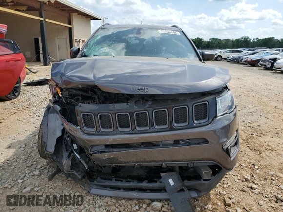 2021 Jeep Compass 80th Anniversary with VIN 3C4NJDEB5MT570640, listed as a Copart auction lot 55100885 with 47,232 mi miles and Salvage title. Bid and sale history available at DreamBid. Image 5.