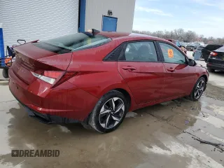 2023 Hyundai Elantra SEL with VIN KMHLS4AG8PU606168, listed as a Copart auction lot 49257485 with 11,945 mi miles and Salvage Title. Bid and sale history available at DreamBid. Image 3.