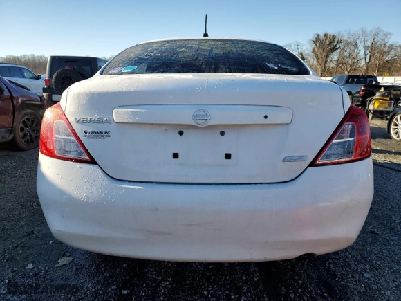 2014 Nissan Versa S Plus with VIN 3N1CN7AP1EL861963, listed as a Copart auction lot 41454095 with 0 mi miles and Salvage Title. Bid and sale history available at carsss.com. Image 6.