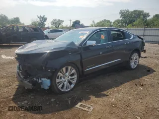 2017 Chevrolet Impala Premier with VIN 2G1145S33H9147291, listed as a Copart auction lot 59588315 with Not provided miles and Salvage title. Bid and sale history available at DreamBid. Image 1.