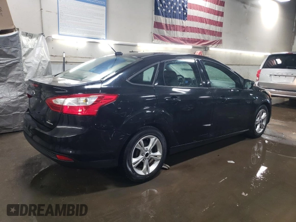 2014 Ford Focus SE with VIN 1FADP3F23EL298613, listed as a Copart auction lot 48691595 with 133,988 mi miles and Salvage Title. Bid and sale history available at carsss.com. Image 3.
