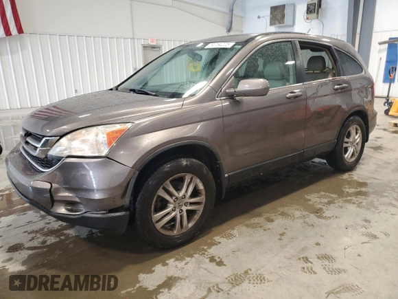 2010 Honda CR-V EX-L with VIN 5J6RE4H70AL049761, listed as a Copart auction lot 54764205 with 180,272 mi miles and Salvage title. Bid and sale history available at DreamBid. Image 1.