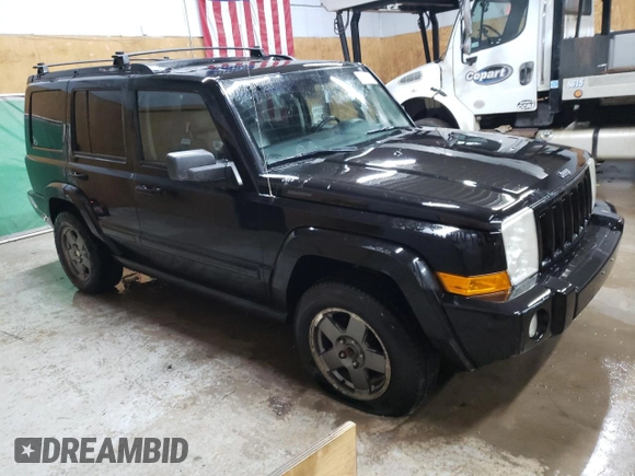 2006 Jeep Commander with VIN 1J8HG48K56C231620, listed as a Copart auction lot 51855475 with 186,366 mi miles and Clean Title. Bid and sale history available at carsss.com. Image 4.