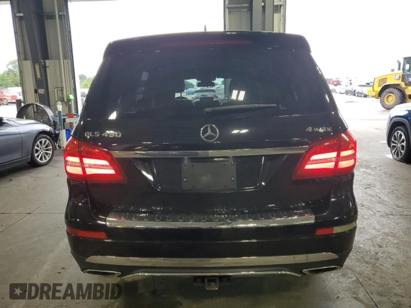 2017 Mercedes-Benz GLS 450 with VIN 4JGDF6EE5HA745836, listed as a Copart auction lot 69108124 with 122,321 mi miles and Salvage Title. Bid and sale history available at DreamBid. Image 6.