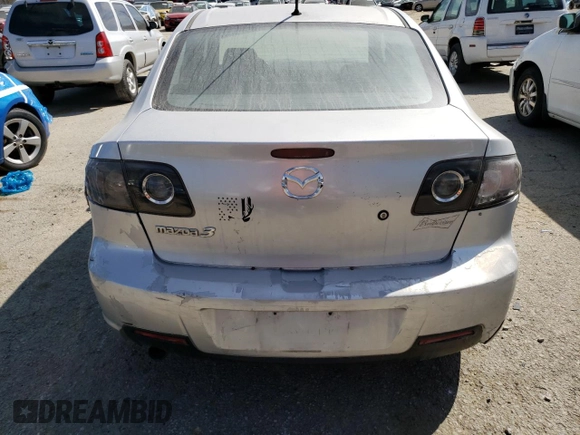 2007 Mazda 3 i Sport with VIN JM1BK32F871625160, listed as a Copart auction lot 48472755 with 254,192 mi miles and Non Repairable. Bid and sale history available at DreamBid. Image 6.