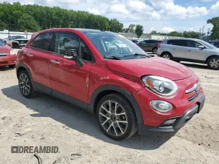 2016 FIAT 500X Trekking Plus with VIN ZFBCFXET7GP388002, listed as a Copart auction lot 59931355 with 116,860 mi miles and Salvage title. Bid and sale history available at DreamBid. Image 4.
