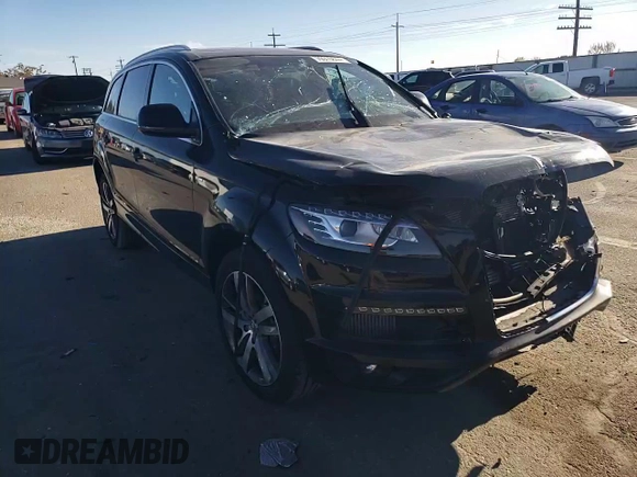 2015 Audi Q7 3.0L TDI Prestige with VIN WA1WMAFE5FD005259, listed as a Copart auction lot 79310844 with 90,984 mi miles and Salvage Title. Bid and sale history available at carsss.com. Image 12.