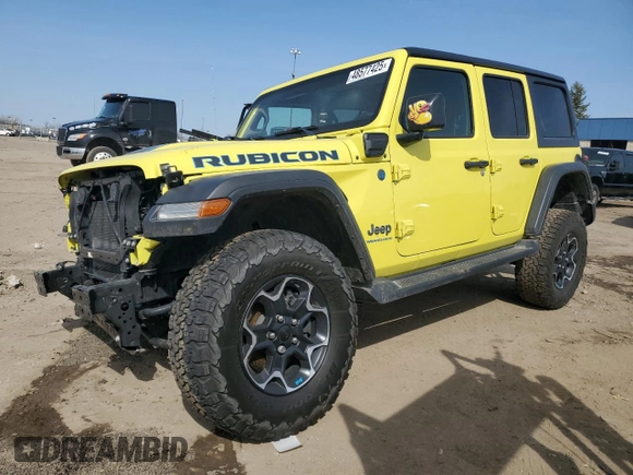 2023 Jeep Wrangler Rubicon with VIN 1C4JJXR61PW524833, listed as a Copart auction lot 48577425 with 29,319 mi miles and Non repairable. Bid and sale history available at DreamBid. Image 1.