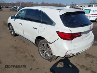 2017 Acura MDX w/Technology Pkg with VIN 5FRYD4H56HB023051, listed as a IAAI auction lot 41893936 with 109,546 mi miles. Bid and sale history available at carsss.com. Image 3.
