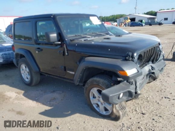 2021 Jeep Wrangler Sport S with VIN 1C4HJXAG6MW744998, listed as a IAAI auction lot 42170965 with 59,373 mi miles and . Bid and sale history available at DreamBid. Image 1.