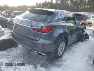 2017 Lexus RX with VIN 2T2BZMCAXHC075697, listed as a IAAI auction lot 41599002 with 37,668 mi miles. Bid and sale history available at carsss.com. Image 4.