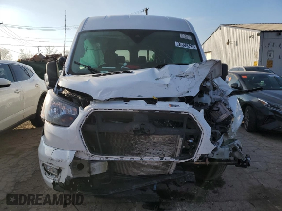 2024 Ford Transit Passenger XL with VIN 1FBAX2C85RKA76767, listed as a Copart auction lot 87883825 with Not Provided miles and Salvage Title. Bid and sale history available at carsss.com. Image 5.