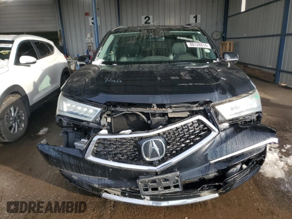 2018 Acura MDX Advance with VIN 5J8YD4H8XJL014076, listed as a Copart auction lot 80128814 with 42,482 mi miles and Clean Title. Bid and sale history available at carsss.com. Image 5.