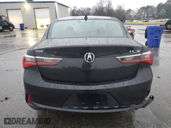 2021 Acura ILX with VIN 19UDE2F33MA004402, listed as a Copart auction lot 42708665 with 37,128 mi miles and Salvage title. Bid and sale history available at DreamBid. Image 6.