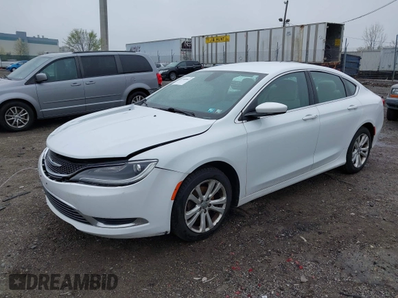 2016 Chrysler 200 Limited with VIN 1C3CCCAB3GN103842, listed as a IAAI auction lot 41940847 with 200,153 mi miles and . Bid and sale history available at carsss.com. Image 2.