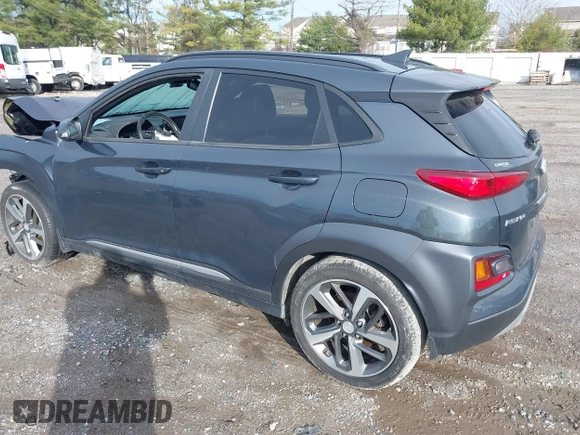 2019 Hyundai Kona Limited with VIN KM8K33A57KU245820, listed as a IAAI auction lot 41875199 with 73,539 mi miles and . Bid and sale history available at carsss.com. Image 3.