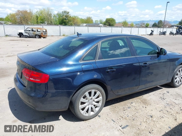 2009 Audi A4 2.0T Prem with VIN WAULF78K49N031985, listed as a IAAI auction lot 42096282 with 104,829 mi miles. Bid and sale history available at carsss.com. Image 4.