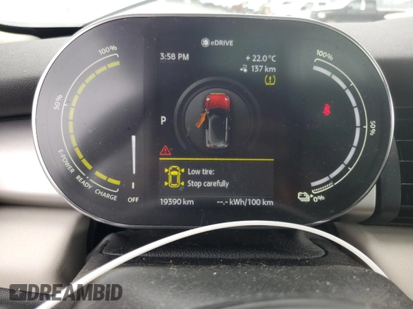 2020 MINI Hardtop Cooper SE with VIN WMWXP3C08L2M32462, listed as a Copart auction lot 88352115 with 19,390 mi miles and Clean Title. Bid and sale history available at DreamBid. Image 9.