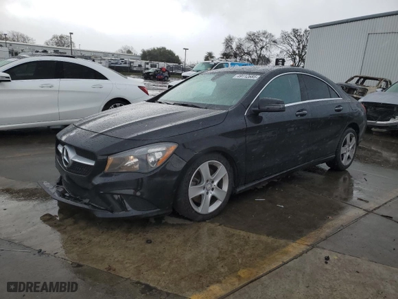 2016 Mercedes-Benz CLA with VIN WDDSJ4EBXGN339732, listed as a Copart auction lot 49112685 with 137,775 mi miles and Salvage Title. Bid and sale history available at carsss.com. Image 1.