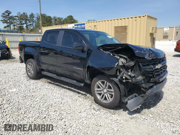 2022 Chevrolet Colorado 2WD Work Truck z VIN 1GCGSBEN9N1122821, wystawiony jako Copart lot #50508595 z przebiegiem 25 439 mil mil oraz Szkoda całkowita • Salvage title. Historia ofert i sprzedaży dostępna na DreamBid. Obrazek 4.