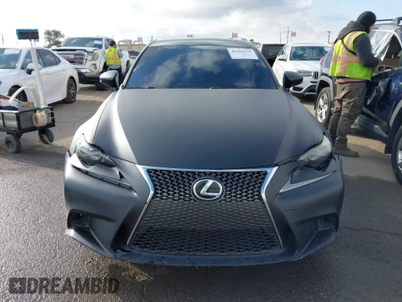 2015 Lexus IS 250 with VIN JTHBF1D29F5081857, listed as a IAAI auction lot 41561173 with 105,168 mi miles and . Bid and sale history available at carsss.com. Image 12.