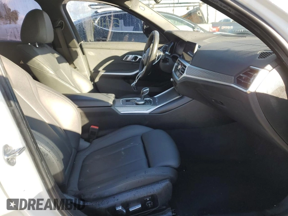 2019 BMW 3 Series 330i with VIN WBA5R1C59KAK07604, listed as a Copart auction lot 66944152 with 57,119 mi miles. Bid and sale history available at carsss.com. Image 5.