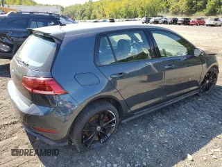 2021 Volkswagen Golf GTI S with VIN 3VW6T7AU7MM005255, listed as a Copart auction lot 70678014 with 26,103 mi miles and Salvage Title. Bid and sale history available at carsss.com. Image 3.