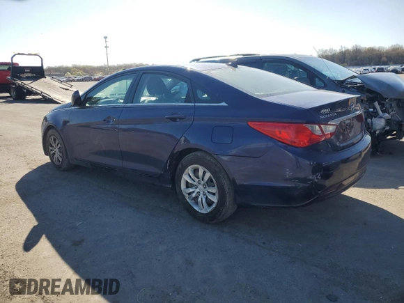 2011 Hyundai Sonata GLS with VIN 5NPEB4AC5BH036367, listed as a Copart auction lot 51372575 with 109,868 mi miles and Salvage Title. Bid and sale history available at carsss.com. Image 2.