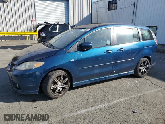 2007 Mazda 5 Touring with VIN JM1CR29L370135026, listed as a Copart auction lot 52968945 with 166,442 mi miles and Salvage Title. Bid and sale history available at carsss.com. Image 1.