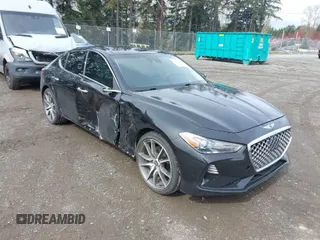 2020 Genesis G70 2.0T z VIN KMTG44LAXLU062079, wystawiony jako IAAI lot #41913591 z przebiegiem 24 556 mil mil oraz . Historia ofert i sprzedaży dostępna na DreamBid. Obrazek 1.