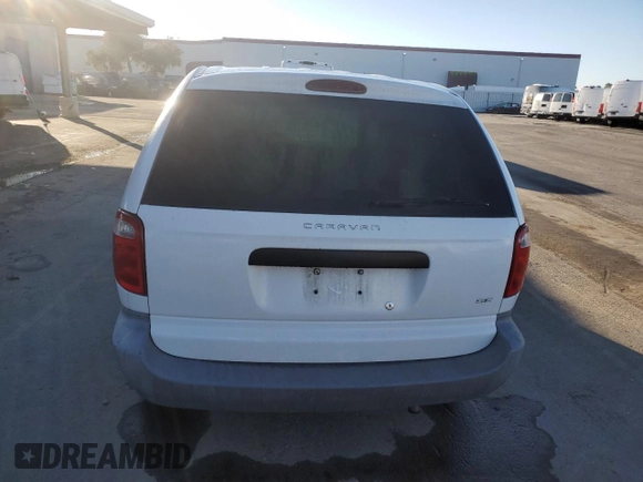 2001 Dodge Caravan SE z VIN 1B4GP25391B176668, wystawiony jako Copart lot #46161565 z przebiegiem 65 790 mil mil oraz Czysty tytuł • Clean title. Historia ofert i sprzedaży dostępna na DreamBid. Obrazek 6.