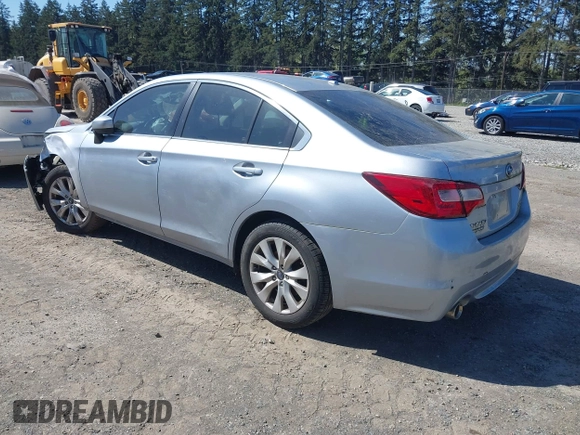 2015 Subaru Legacy 2.5i Premium with VIN 4S3BNAC62F3063446, listed as a IAAI auction lot 41946307 with 60,318 mi miles. Bid and sale history available at carsss.com. Image 3.