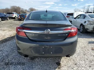 2014 Buick Regal with VIN 2G4GK5EX8E9258920, listed as a Copart auction lot 47075305 with 135,547 mi miles and Salvage Title. Bid and sale history available at carsss.com. Image 6.