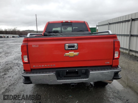 2016 Chevrolet Silverado 1500 LTZ with VIN 3GCUKSECXGG120081, listed as a Copart auction lot 47950215 with 113,301 mi miles and Salvage Title. Bid and sale history available at DreamBid. Image 6.