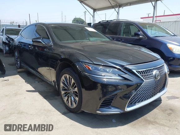 2019 Lexus LS 500 with VIN JTHC51FF6K5005658, listed as a IAAI auction lot 42593636 with 99,055 mi miles and . Bid and sale history available at DreamBid. Image 1.