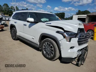2024 Toyota Sequoia SR5 with VIN 7SVAAABA4RX041139, listed as a Copart auction lot 73237084 with 4,742 mi miles and Salvage Title. Bid and sale history available at carsss.com. Image 4.