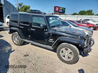 2008 Jeep Wrangler Unlimited Sahara with VIN 1J8GA59158L538460, listed as a Copart auction lot 63897295 with 335,852 mi miles and Clean title. Bid and sale history available at DreamBid. Image 4.