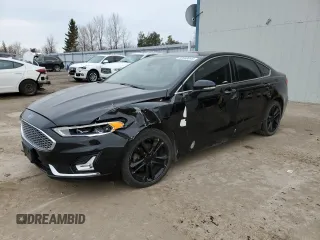 2020 Ford Fusion Hybrid Titanium with VIN 3FA6P0RU4LR139828, listed as a Copart auction lot 49580895 with 163,023 mi miles and Clean Title. Bid and sale history available at carsss.com. Image 1.