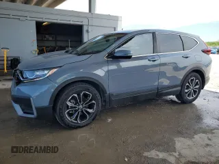2022 Honda CR-V EX-L with VIN 2HKRW1H87NH404574, listed as a Copart auction lot 66802335 with 38,719 mi miles and Clean title. Bid and sale history available at DreamBid. Image 1.
