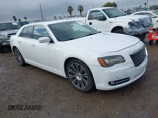 2013 Chrysler 300 with VIN 2C3CCABG2DH547247, listed as a IAAI auction lot 41755558 with 207,598 mi miles. Bid and sale history available at carsss.com. Image 1.