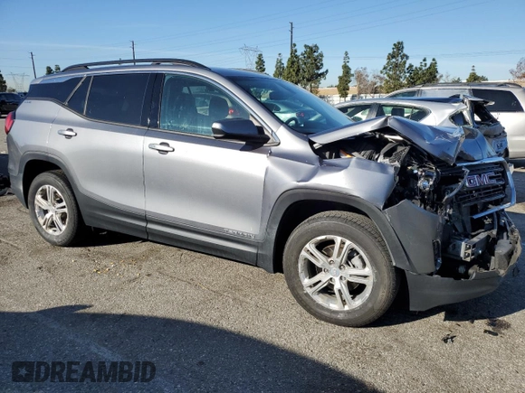 2020 GMC Terrain SLE with VIN 3GKALMEV4LL311417, listed as a Copart auction lot 49548205 with 61,609 mi miles and Salvage Title. Bid and sale history available at DreamBid. Image 4.