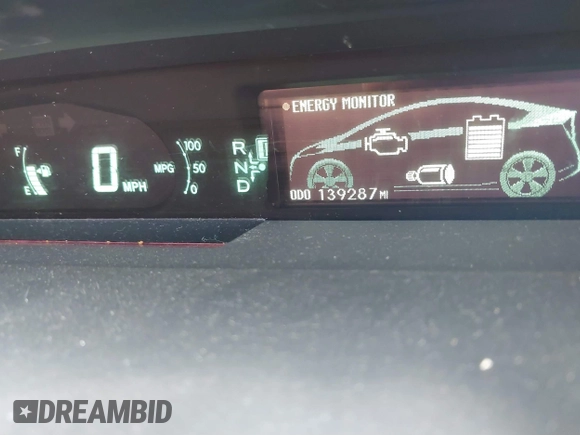 2010 Toyota Prius II with VIN JTDKN3DU2A1304483, listed as a IAAI auction lot 41650525 with 139,287 mi miles. Bid and sale history available at carsss.com. Image 15.