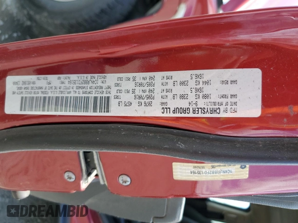 2015 Jeep Patriot Altitude z VIN 1C4NJRBB2FD135164, wystawiony jako Copart lot #56662475 z przebiegiem 186 663 mil mil oraz Szkoda całkowita • Salvage title. Historia ofert i sprzedaży dostępna na DreamBid. Obrazek 13.