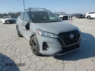 2024 Nissan Kicks SR with VIN 3N1CP5DV9RL485334, listed as a Copart auction lot 48486605 with 14,130 mi miles and Salvage Title. Bid and sale history available at carsss.com. Image 11.