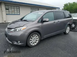2016 Toyota Sienna Limited z VIN 5TDDK3DC8GS130925, wystawiony jako Copart lot #60163985 z przebiegiem 157 507 mil mil oraz Szkoda całkowita • Salvage title. Historia ofert i sprzedaży dostępna na DreamBid. Obrazek 1.