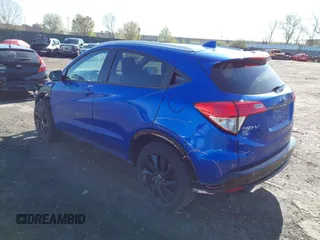 2022 Honda HR-V Sport with VIN 3CZRU6H1XNM710470, listed as a IAAI auction lot 41978040 with 29,703 mi miles. Bid and sale history available at carsss.com. Image 3.