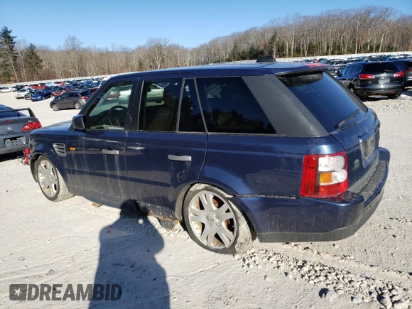 2006 Land Rover Range Rover Sport HSE with VIN SALSF25436A971553, listed as a Copart auction lot 46454465 with 204,188 mi miles and Non Repairable. Bid and sale history available at DreamBid. Image 2.