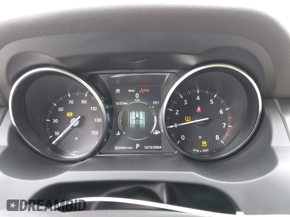 2019 Land Rover Range Rover Evoque SE with VIN SALVP2RXXKH348530, listed as a IAAI auction lot 41078886 with 42,042 mi miles. Bid and sale history available at carsss.com. Image 7.